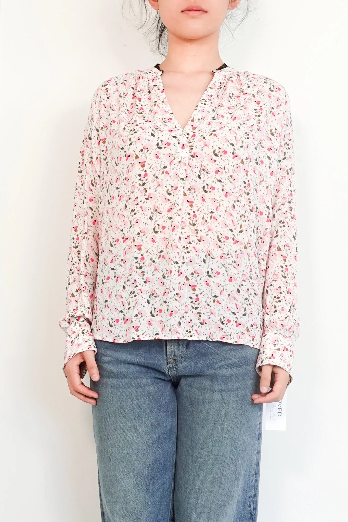 Floral print top